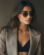 BALI storm – Lunettes de soleil mixte métal doré verres marron
