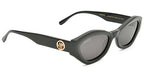 LANCEL LA91035 – Lunettes de soleil femme noires en acétate